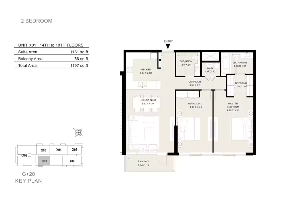 2-Bedroom,-Unit-XO1,-Size-1197-Sq.Ft
