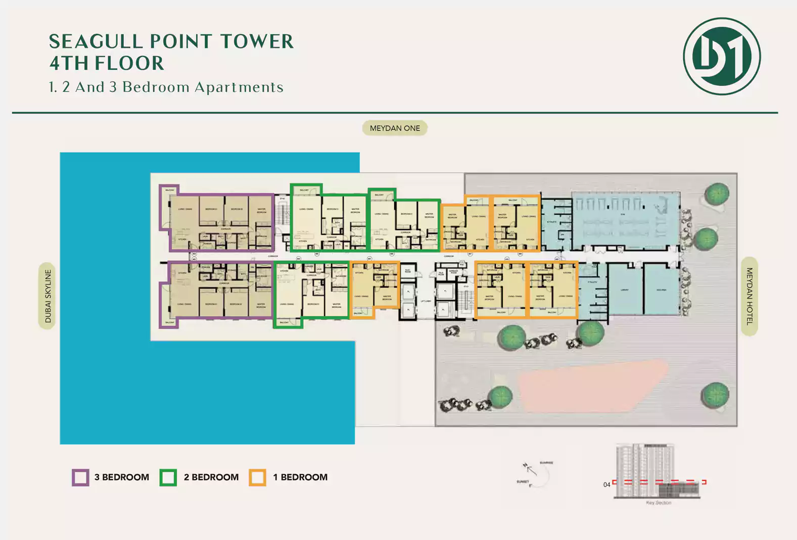 Seagull Point 4th Floor Layout Plan