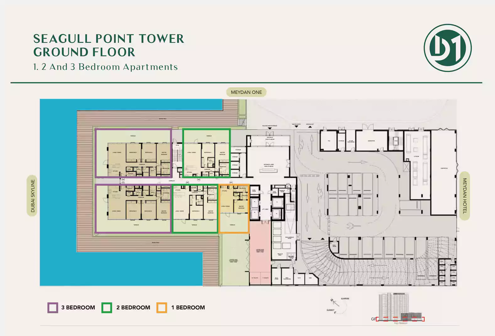 Seagull Point Ground Floor Layour Plan